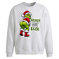 Cheeky character text graphic Christmas Oversized Sweatshirt