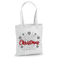 Cheeky Crazy Christmas Lady Snowflake Christmas Tote Bag