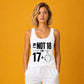 Funny Birthday Tank Top Ladies Not 18 I'm 17+