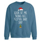 Cheeky Look At Me Festive Christmas Oversized Sweatshirt