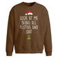 Cheeky Look At Me Festive Christmas Oversized Sweatshirt