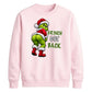 Cheeky rear view quote graphic Christmas Unisex Sweatshirt