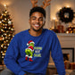 Cheeky rear view quote graphic Christmas Unisex Sweatshirt