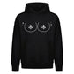 Cheeky Naughty Cold Snowflake Christmas Oversized Hoodie