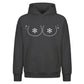 Cheeky Naughty Cold Snowflake Christmas Oversized Hoodie