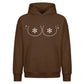 Cheeky Naughty Cold Snowflake Christmas Oversized Hoodie