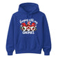 Cheerful festive hanging gnomes Christmas Unisex Hoodie