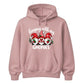 Cheerful festive hanging gnomes Christmas Unisex Hoodie
