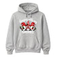 Cheerful festive hanging gnomes Christmas Unisex Hoodie