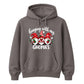 Cheerful festive hanging gnomes Christmas Unisex Hoodie