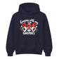 Cheerful festive hanging gnomes Christmas Unisex Hoodie