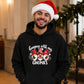 Cheerful festive hanging gnomes Christmas Unisex Hoodie