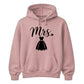 Chic Cursive Mrs Wedding Dress Print Bride Unisex Hoodie
