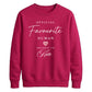 Chic Favourite Human Personalised For him For her gift sweatshirt