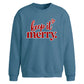 Chic keep it merry script Christmas Oversized Sweatshirt