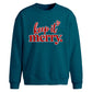 Chic keep it merry script Christmas Oversized Sweatshirt