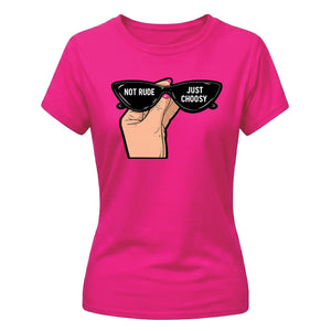 Chic Retro Sunglasses Slogan Artwork ladies fit T-Shirt