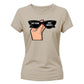 Chic Retro Sunglasses Slogan Artwork ladies fit T-Shirt