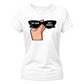 Chic Retro Sunglasses Slogan Artwork ladies fit T-Shirt