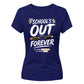 Chic School's Out Forever School Leavers Ladies Fit T-Shirt
