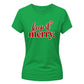 Chic typographic slogan print Christmas Ladies T-Shirt