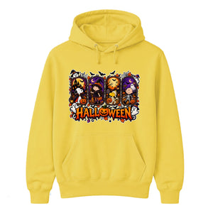 Classic cartoon window panels Halloween Unisex Hoodie