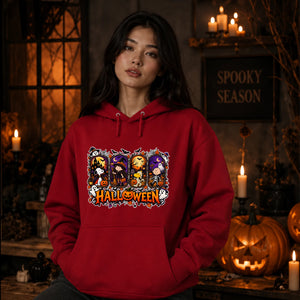 Classic cartoon window panels Halloween Unisex Hoodie