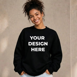 Personalised custom text casual essential Unisex Sweatshirt