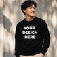 Personalised custom text casual essential Unisex Sweatshirt