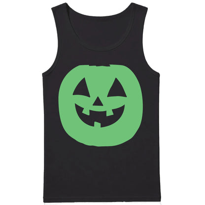 Classic circular pumpkin Glow in the Dark Tank Top Men