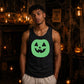 Classic circular pumpkin Glow in the Dark Tank Top Men