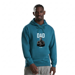 Personliased Dad Est Father Day Printed Hoodie