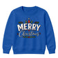Classic Merry Christmas Holly Art Christmas Kids Sweatshirt