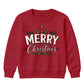 Classic Merry Christmas Holly Art Christmas Kids Sweatshirt
