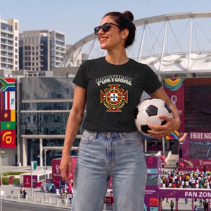 Classic Portugal football tournament Ladies Fit t-shirt