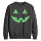 Classic pumpkin face Glow in the Dark Unisex Sweatshirt