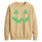 Classic pumpkin face Glow in the Dark Unisex Sweatshirt