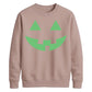 Classic pumpkin face Glow in the Dark Unisex Sweatshirt