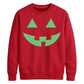 Classic pumpkin face Glow in the Dark Unisex Sweatshirt