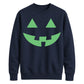 Classic pumpkin face Glow in the Dark Unisex Sweatshirt