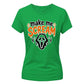 Classic scary horror movie ghost Halloween Ladies t-shirt