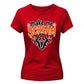 Classic scary horror movie ghost Halloween Ladies t-shirt