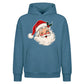 Classic Winking Santa Graphic Christmas Oversized Hoodie
