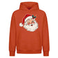 Classic Winking Santa Graphic Christmas Oversized Hoodie