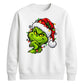 Clever smirking holiday face Christmas Unisex Sweatshirt
