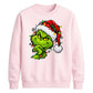 Clever smirking holiday face Christmas Unisex Sweatshirt