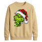 Clever smirking holiday face Christmas Unisex Sweatshirt