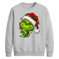 Clever smirking holiday face Christmas Unisex Sweatshirt