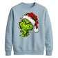 Clever smirking holiday face Christmas Unisex Sweatshirt