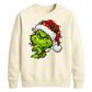Clever smirking holiday face Christmas Unisex Sweatshirt